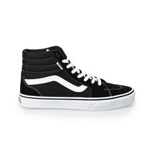 VANS FILMORE Hi Mens Black & White Athletic Skate Shoes VN0ASHZLIJU SZ US 7 NIB
